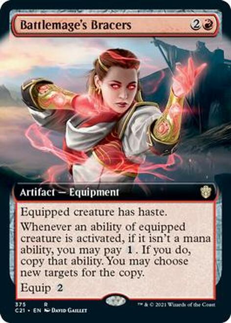 Battlemage's Bracers (Extended Art) [Commander 2021] | Good Games Morley