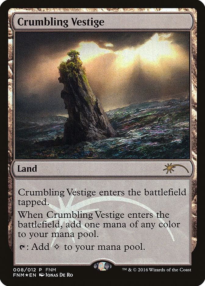 Crumbling Vestige 8 (FNM Promos)  - Foil | Good Games Morley