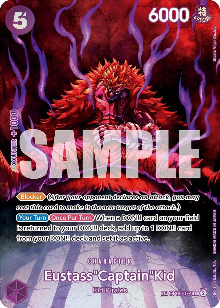 Eustass"Captain"Kid OP05-074 (500 Years in the Future)  - Foil | Good Games Morley