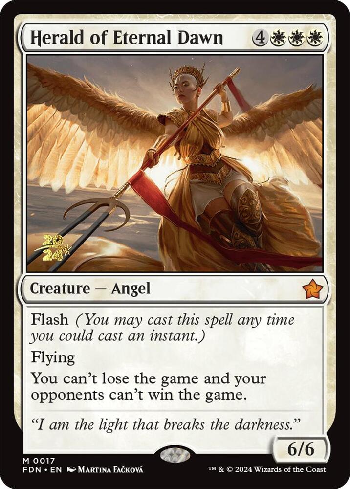 Herald of Eternal Dawn 17s/101 (Prerelease Cards)  - Foil | Good Games Morley