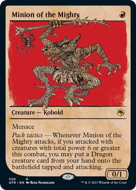 Minion of the Mighty Showcase 320 (Adventures in the Forgotten Realms)  - Foil | Good Games Morley