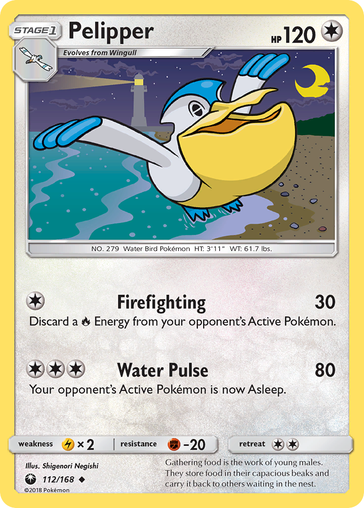 Pelipper (112/168) [Sun & Moon: Celestial Storm] | Good Games Morley