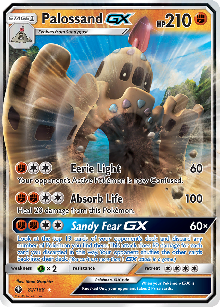 Palossand GX (82/168) [Sun & Moon: Celestial Storm] | Good Games Morley