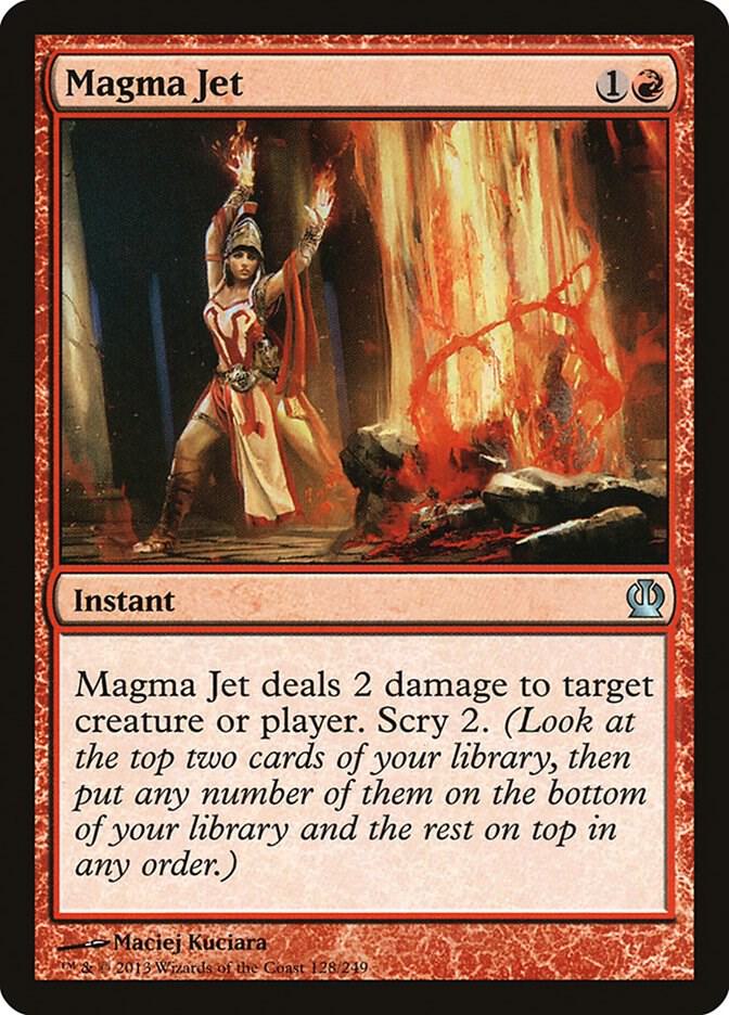 Magma Jet 128/249 (Theros)  - Foil | Good Games Morley