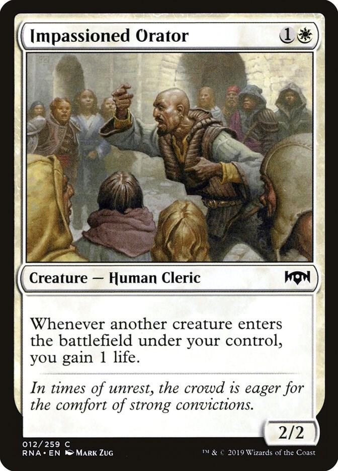 Impassioned Orator 12 (Ravnica Allegiance)  | Good Games Morley