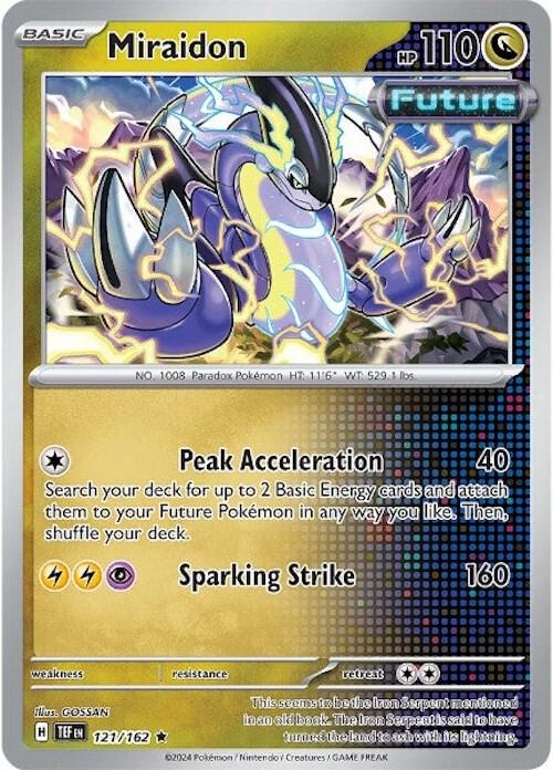 Miraidon 121/162 (SV05: Temporal Forces)  - Holofoil | Good Games Morley