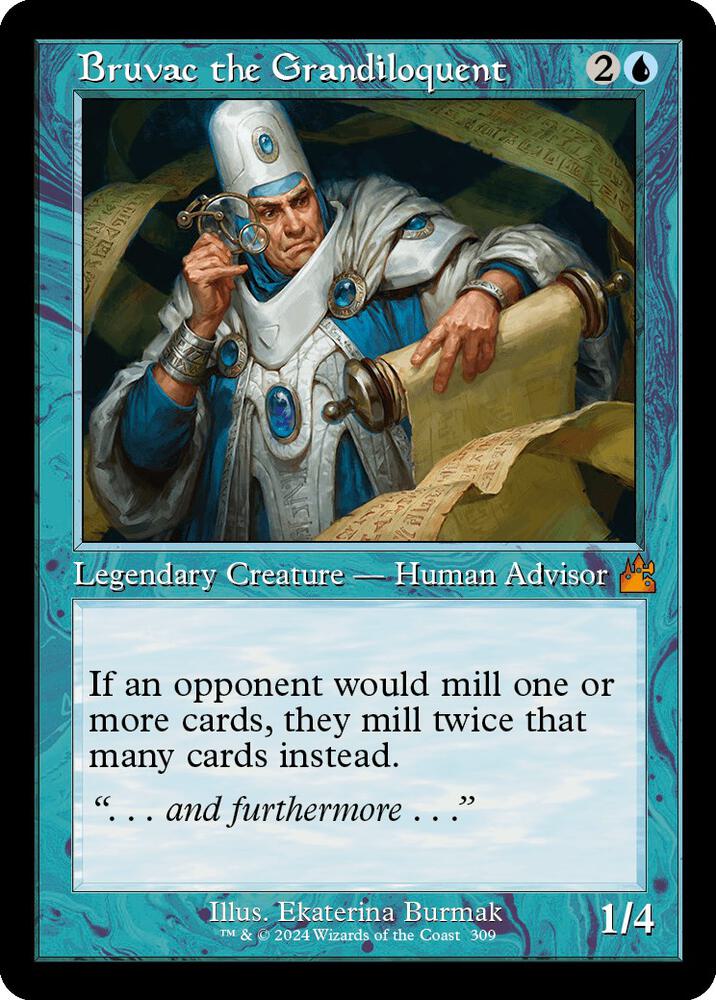 Bruvac the Grandiloquent 309/291 (Ravnica Remastered)  - Retro Foil | Good Games Morley