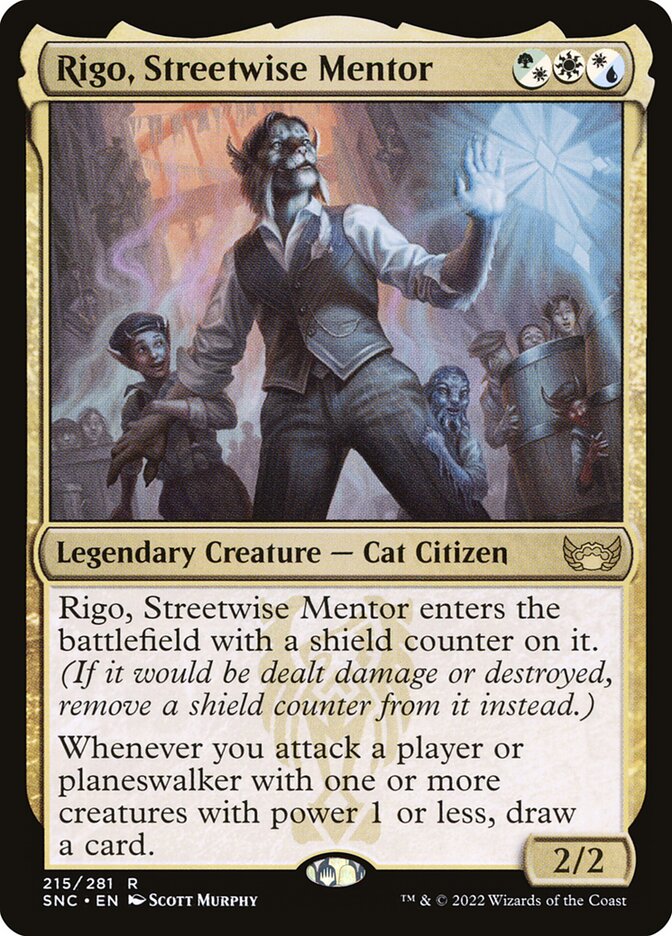 Rigo, Streetwise Mentor 215/281 (Streets of New Capenna)  - Foil | Good Games Morley