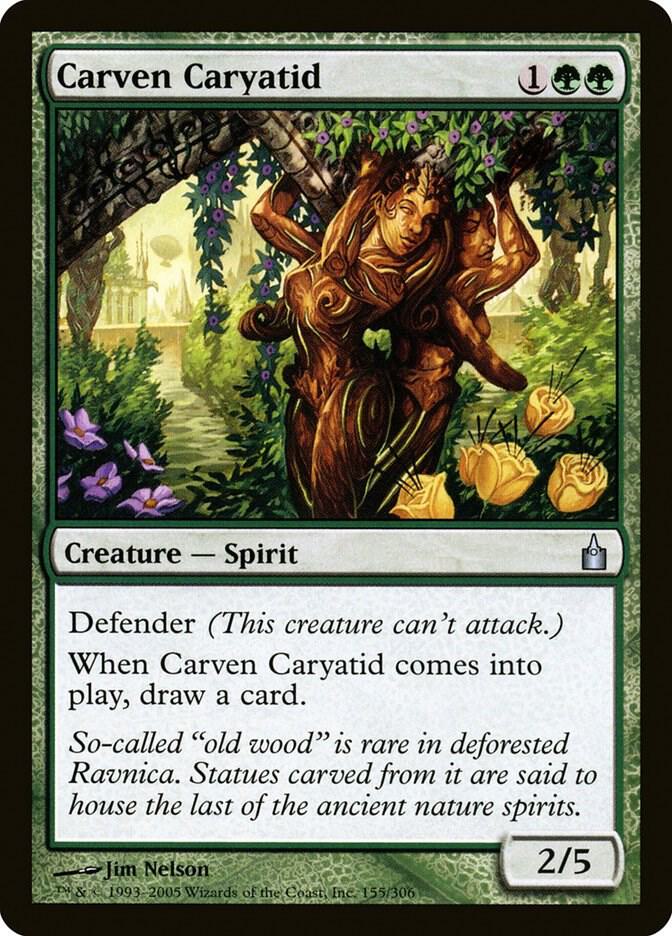 Carven Caryatid 155/306 (Ravnica: City of Guilds)  - Foil | Good Games Morley