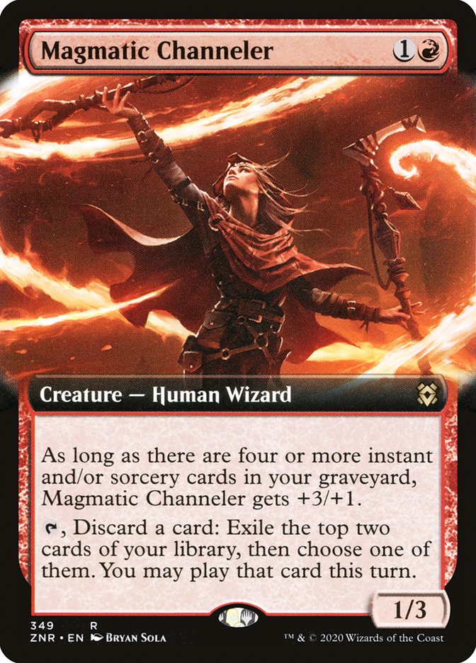 Magmatic Channeler (Extended Art) [Zendikar Rising] | Good Games Morley