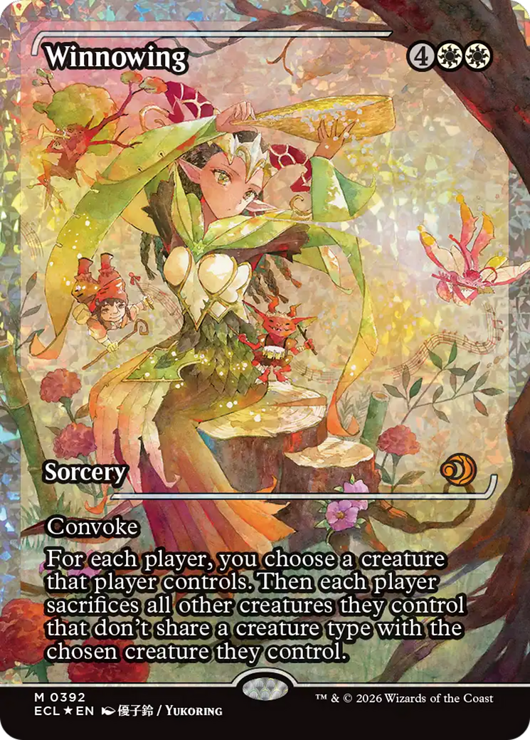 Winnowing (Showcase) (Fracture Foil) [Lorwyn Eclipsed] | Good Games Morley