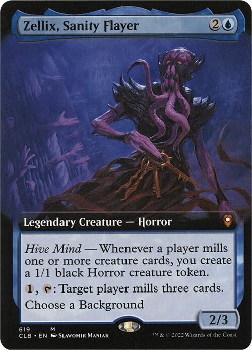 Zellix Sanity Flayer Extended Art 619 (Commander Legends: Battle for Baldur's Gate)  | Good Games Morley