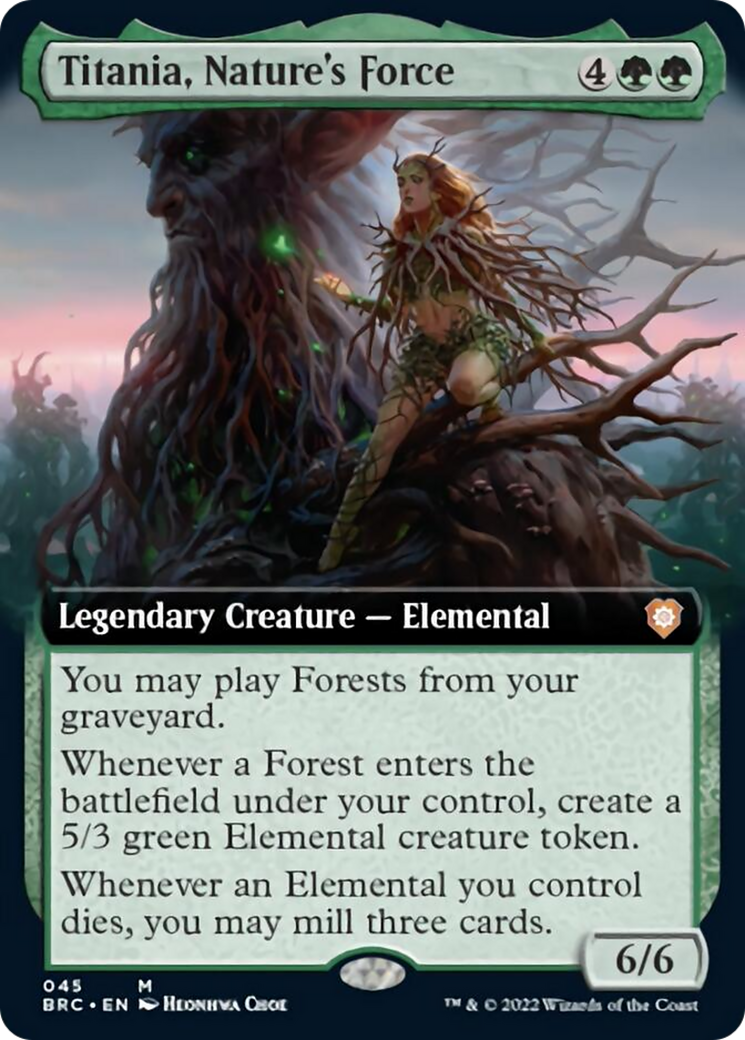 Titania, Nature's Force (Extended Art) [The Brothers' War Commander] | Good Games Morley