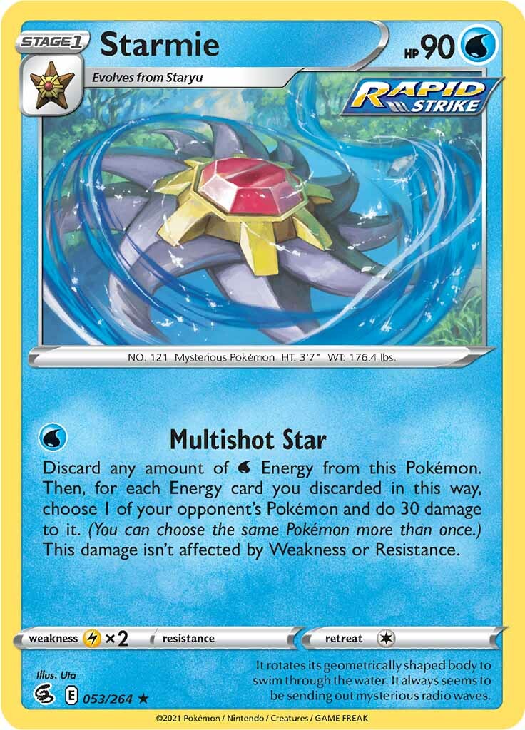 Starmie (053/264) [Sword & Shield: Fusion Strike] | Good Games Morley