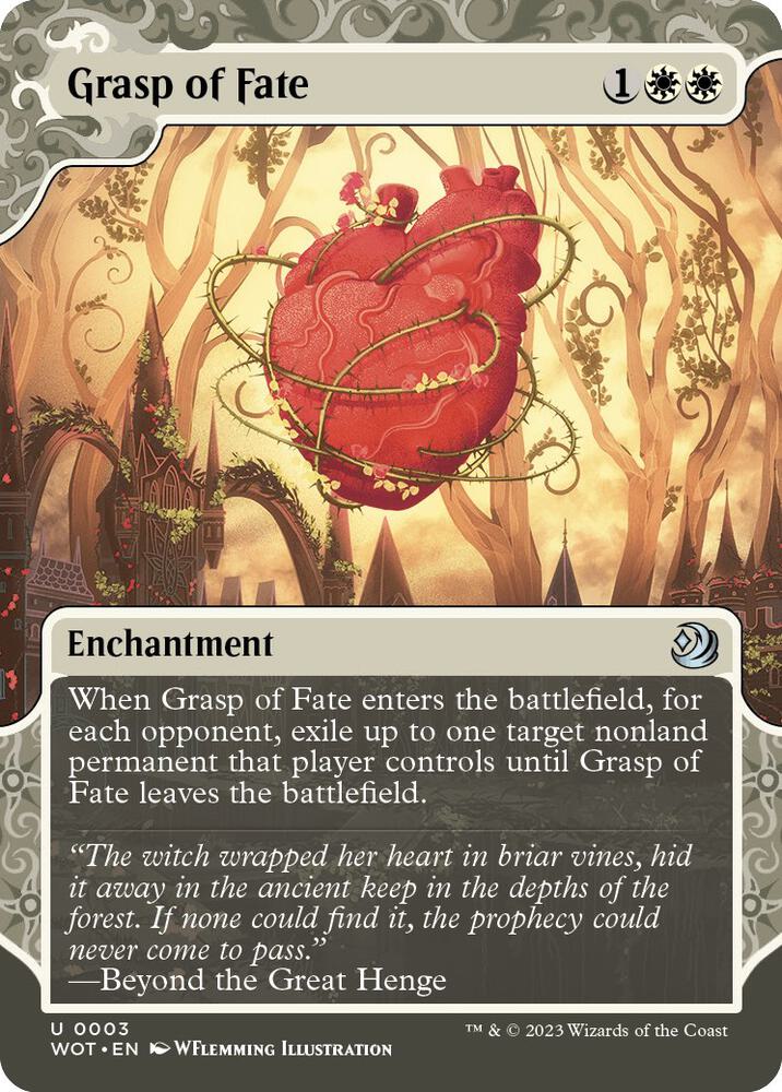 Grasp of Fate 3 (Wilds of Eldraine: Enchanting Tales)  - Showcase Foil | Good Games Morley