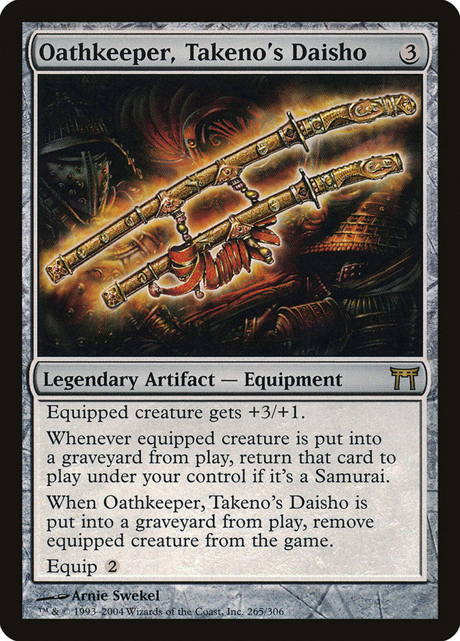 Oathkeeper, Takeno's Daisho 265/306 (Champions of Kamigawa)  - Foil | Good Games Morley