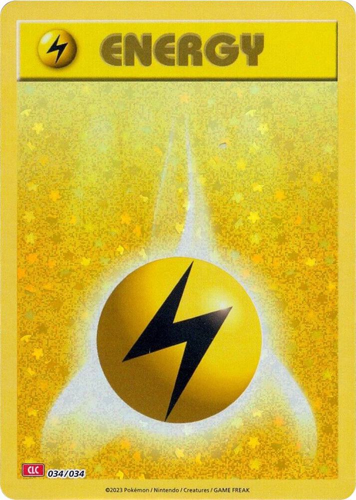Basic Lightning Energy 034/034 (Trading Card Game Classic)  - Holofoil | Good Games Morley