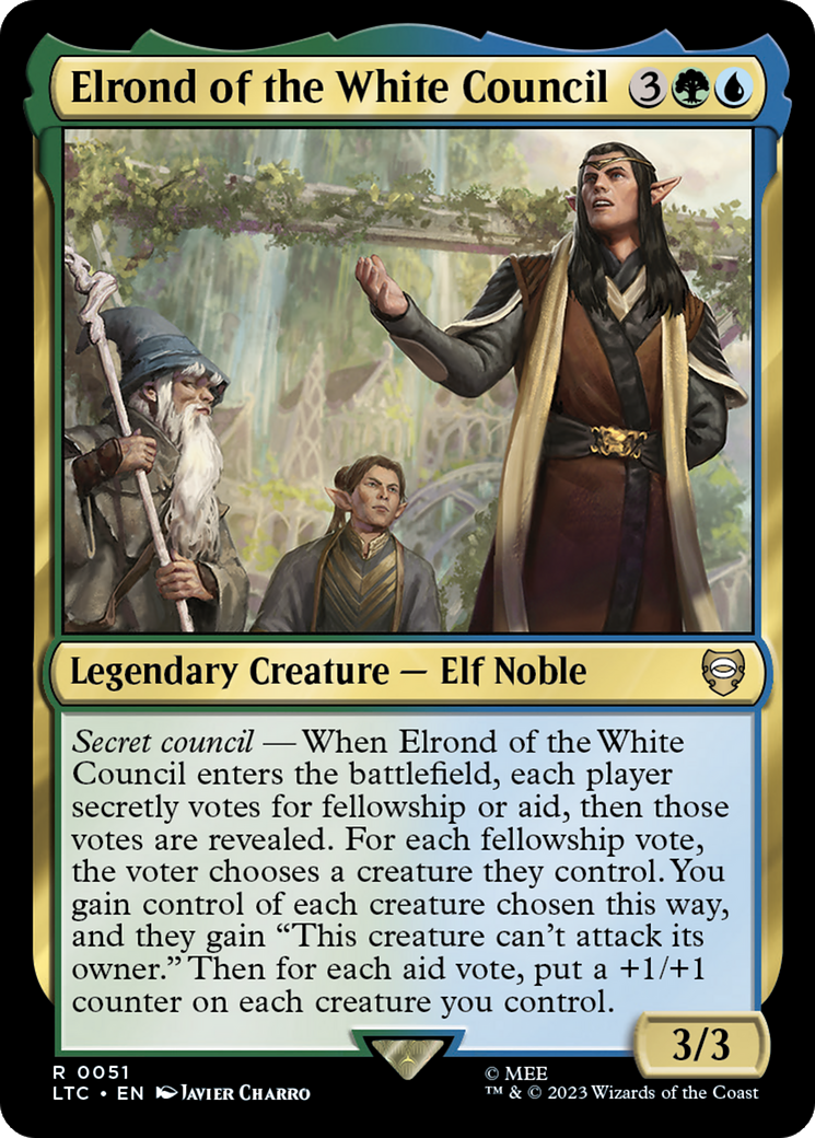 Elrond of the White Council [The Lord of the Rings: Tales of Middle-Earth Commander] | Good Games Morley