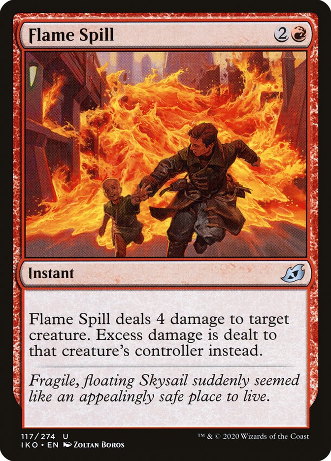 Flame Spill 117/274 (Ikoria: Lair of Behemoths)  | Good Games Morley