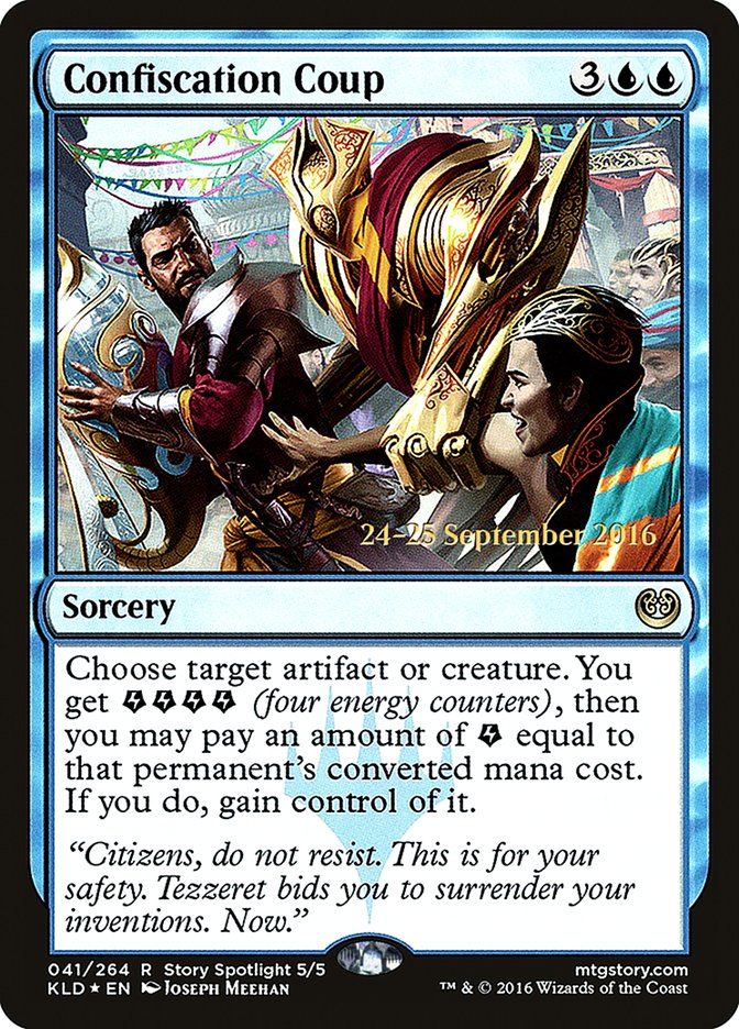 Confiscation Coup [Kaladesh Prerelease Promos] | Good Games Morley