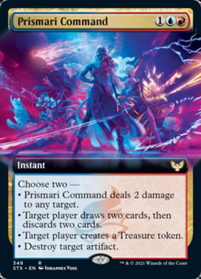 Prismari Command (Extended Art) [Strixhaven: School of Mages] | Good Games Morley