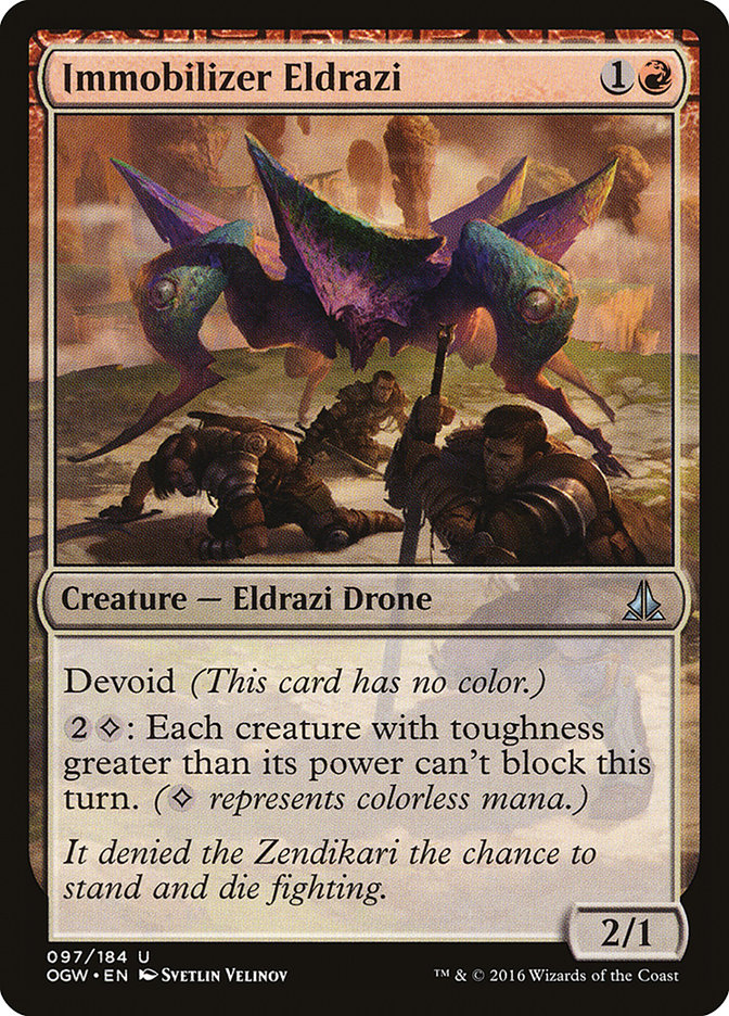 Immobilizer Eldrazi 97/184 (Oath of the Gatewatch)  | Good Games Morley