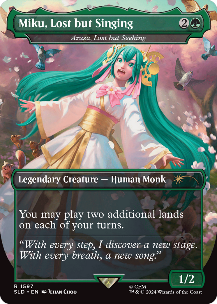 Miku, Lost but Singing - Azusa, Lost but Seeking [Secret Lair Drop Series] | Good Games Morley