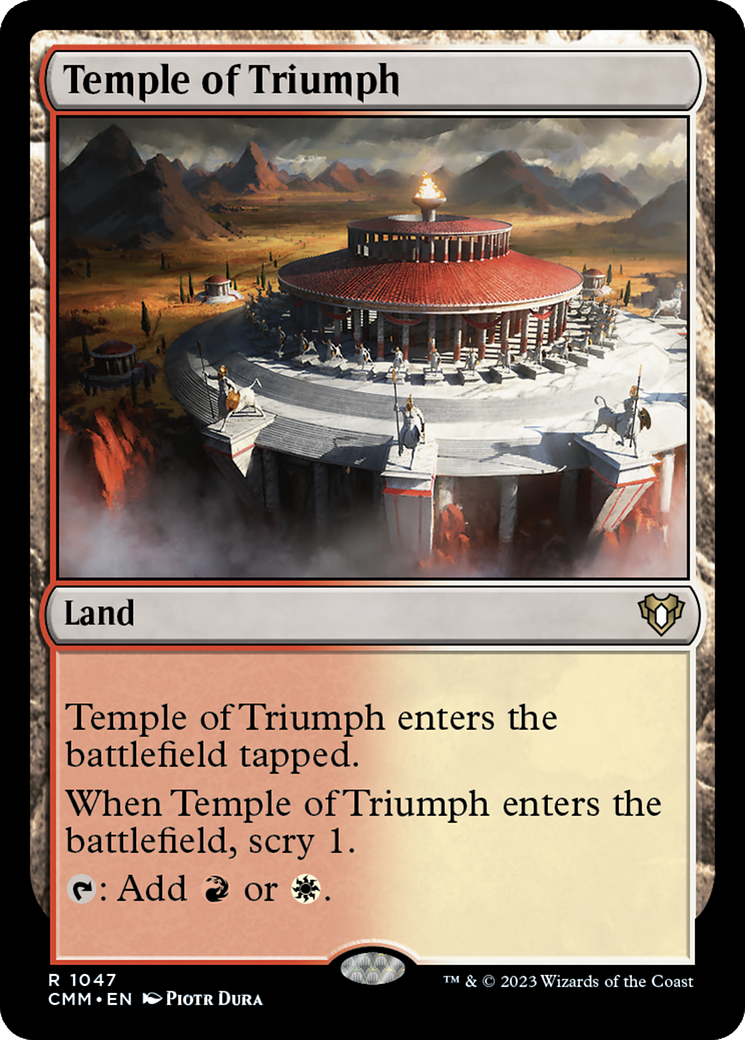 Temple of Triumph [Commander Masters] | Good Games Morley