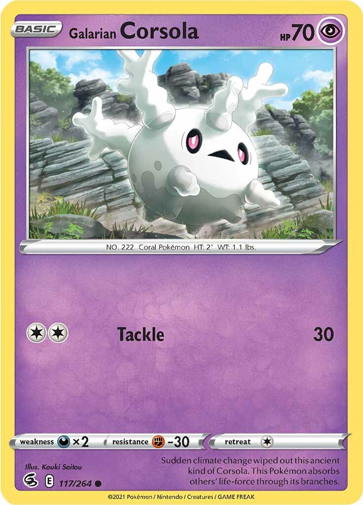 Galarian Corsola (117/264) [Sword & Shield: Fusion Strike] | Good Games Morley