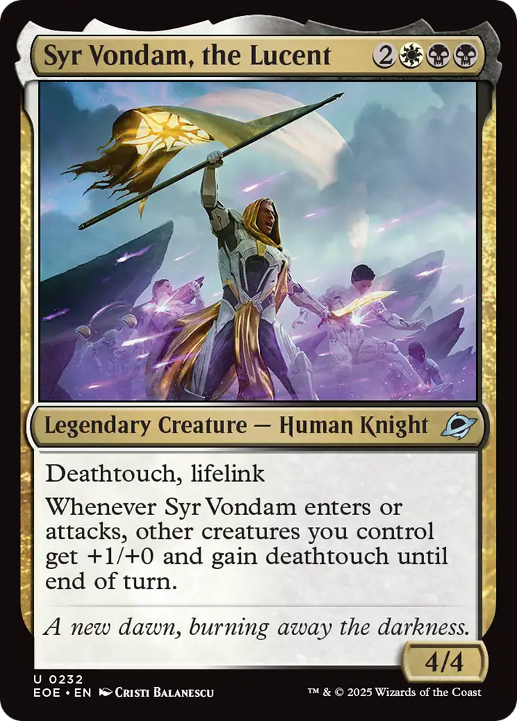 Syr Vondam, the Lucent [Edge of Eternities] | Good Games Morley