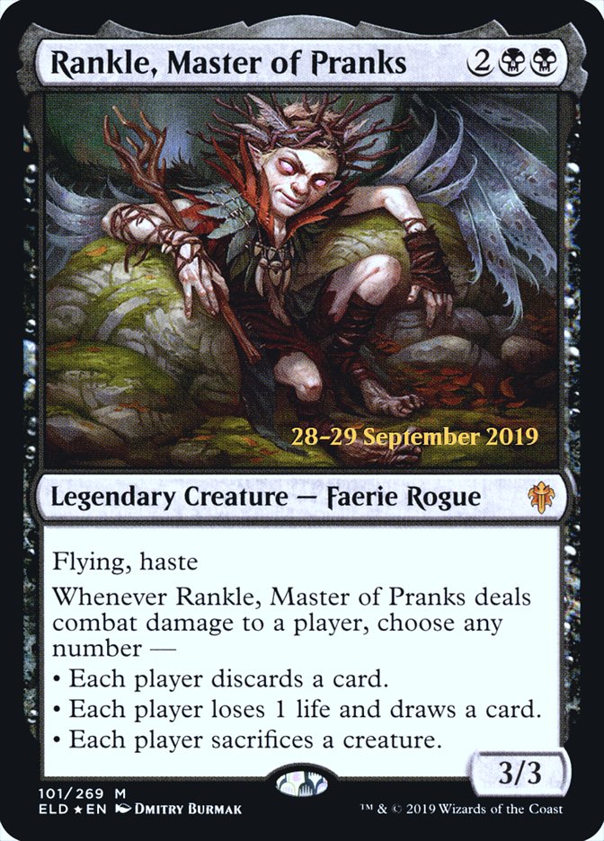 Rankle, Master of Pranks [Throne of Eldraine Prerelease Promos] | Good Games Morley