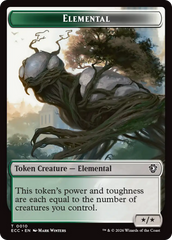 Rhino Warrior // Elemental (0010) Double-Sided Token [Lorwyn Eclipsed Tokens] | Good Games Morley