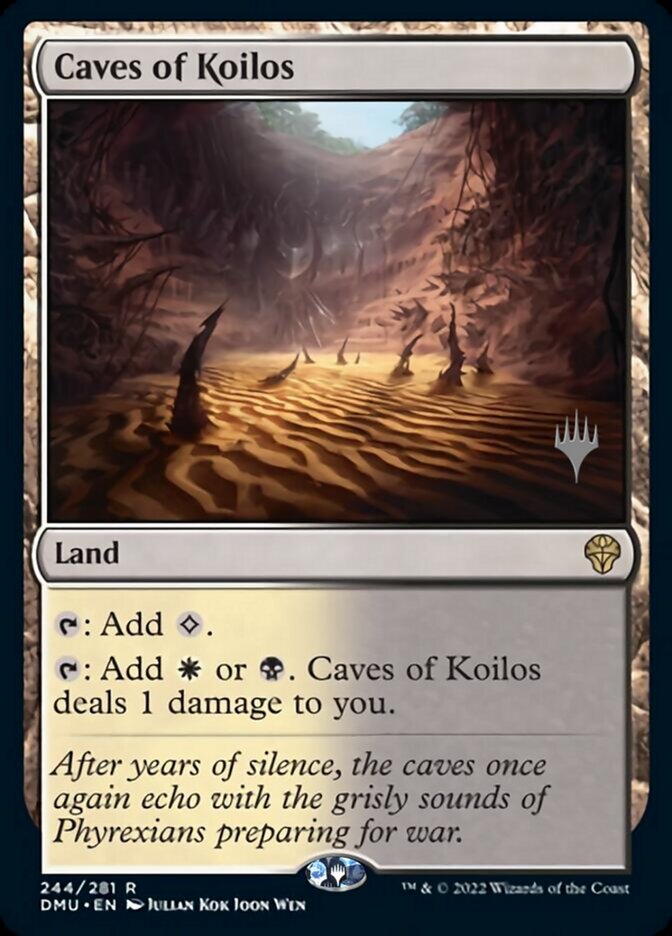 Caves of Koilos (Promo Pack) [Dominaria United Promos] | Good Games Morley