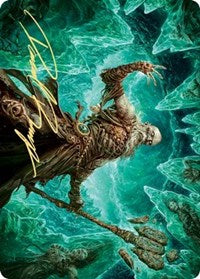 Draugr Necromancer Art Card (Gold-Stamped Signature) [Kaldheim Art Series] | Good Games Morley
