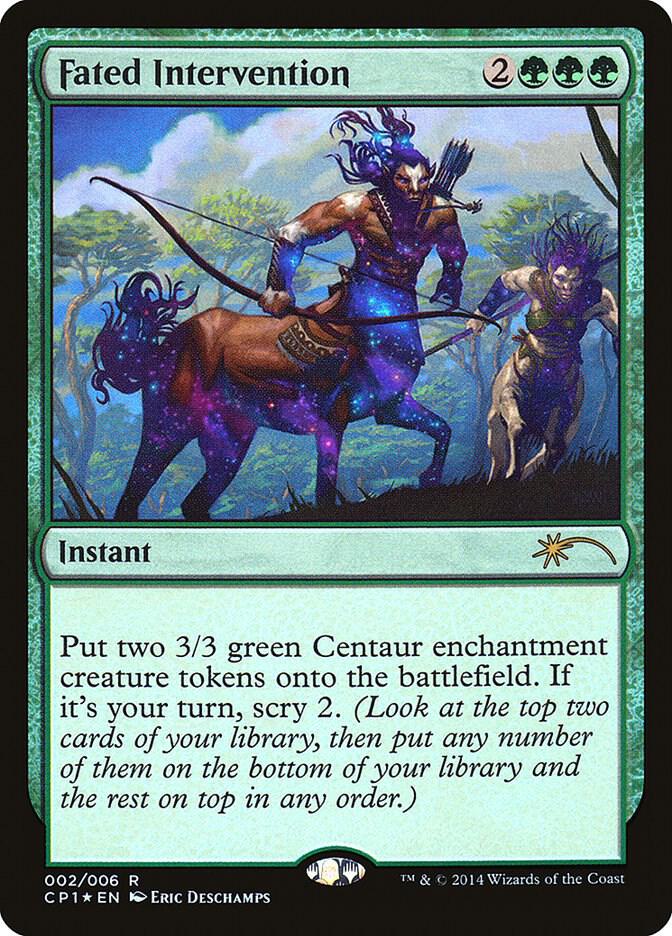 Fated Intervention 2/6 (Unique and Miscellaneous Promos)  - Foil | Good Games Morley