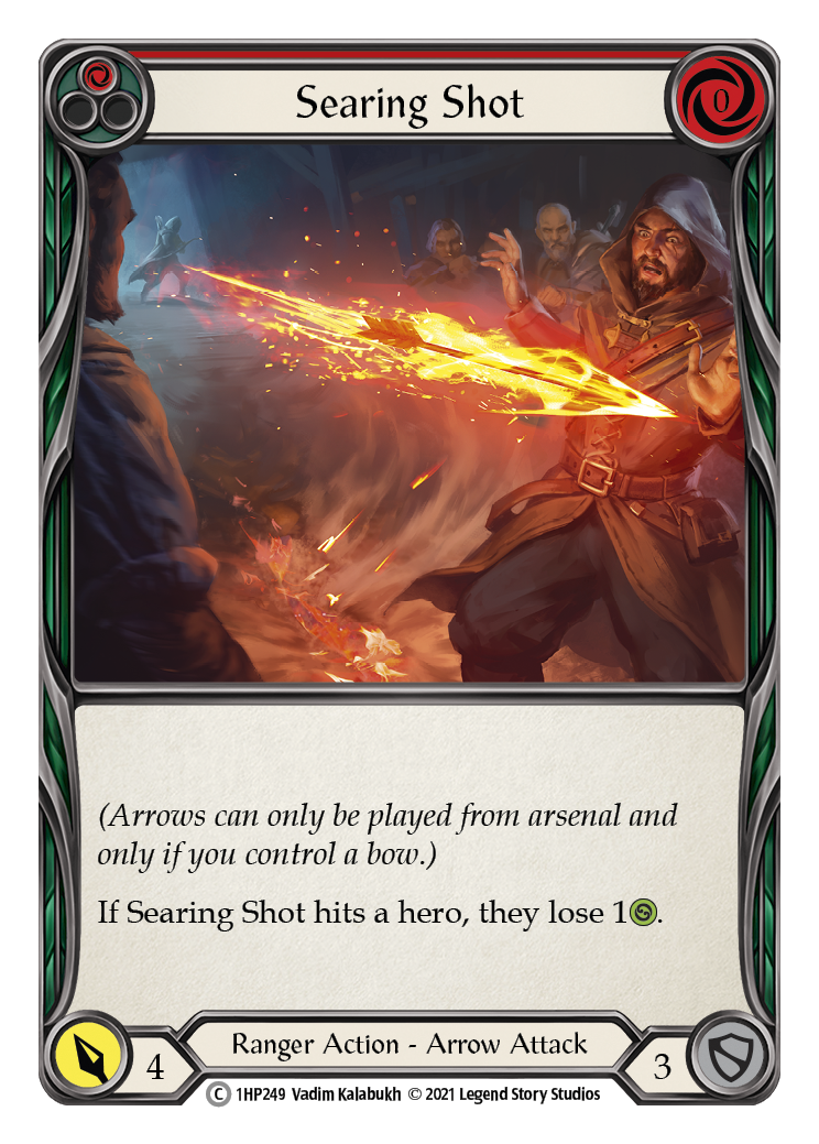 Searing Shot (Red) [1HP249] (History Pack 1) | Good Games Morley