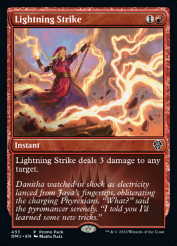 Lightning Strike (Promo Pack) [Dominaria United Promos] | Good Games Morley