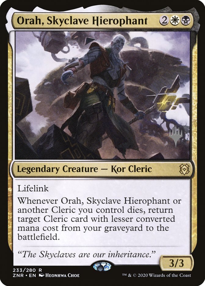 Orah, Skyclave Hierophant (Promo Pack) [Zendikar Rising Promos] | Good Games Morley