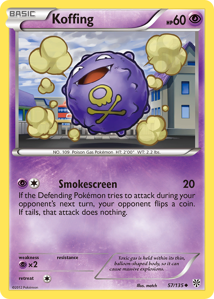 Koffing (57/135) [Black & White: Plasma Storm] | Good Games Morley