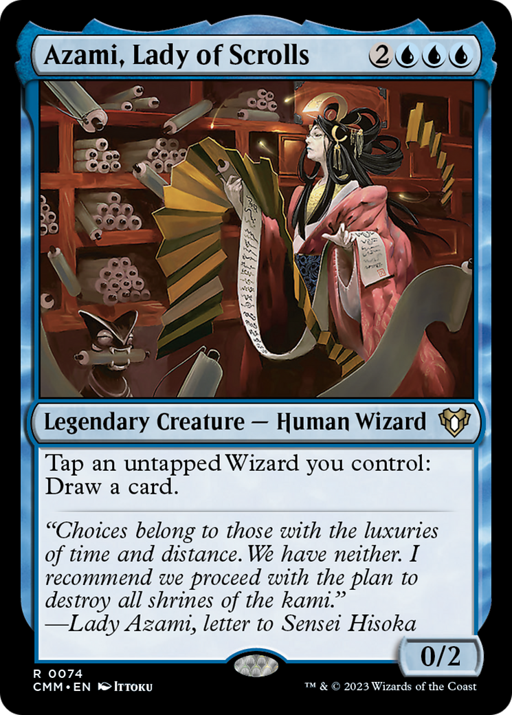 Azami, Lady of Scrolls [Commander Masters] | Good Games Morley