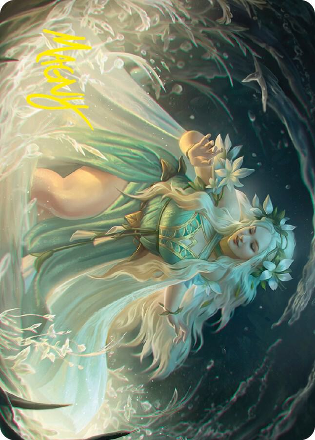 Goldberry River Daughter Art Card Gold Stamped Signature 6 (Art Series: Universes Beyond: The Lord of the Rings: Tales of Middle-earth)  | Good Games Morley