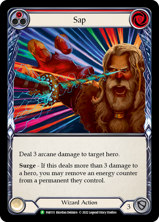 Sap (Red) [FAB115] (Promo)  Rainbow Foil | Good Games Morley