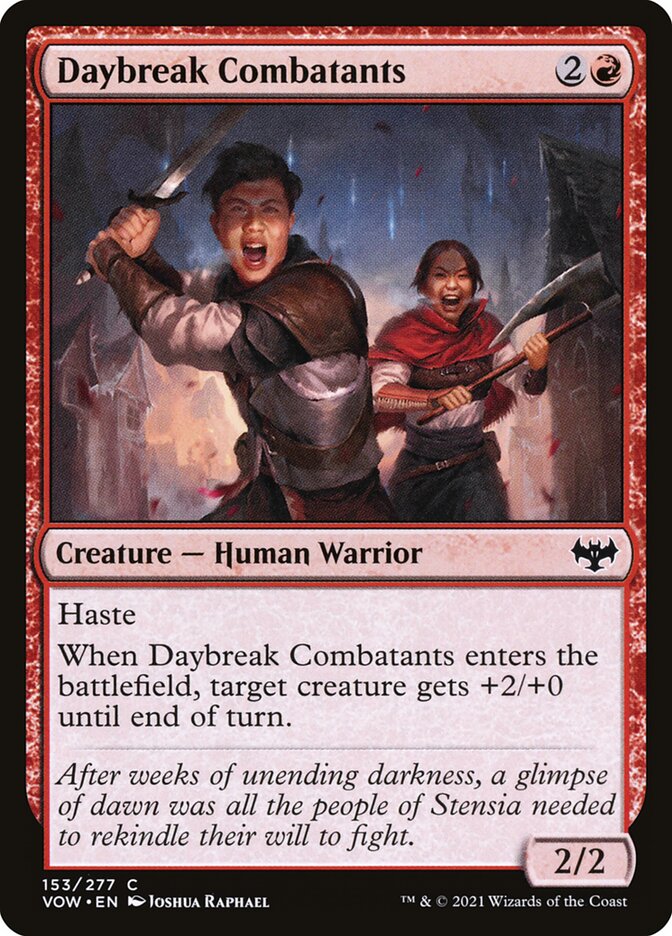 Daybreak Combatants 153/277 (Innistrad: Crimson Vow)  - Foil | Good Games Morley