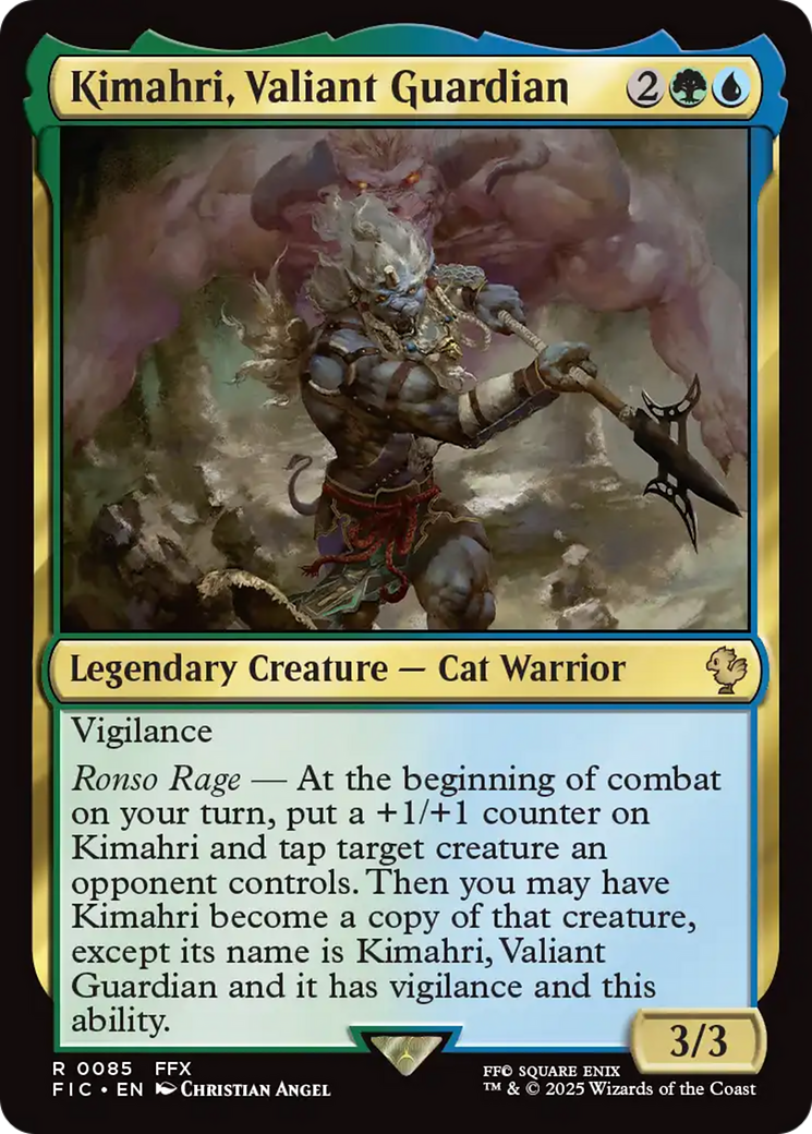 Kimahri, Valiant Guardian [FINAL FANTASY Commander] | Good Games Morley