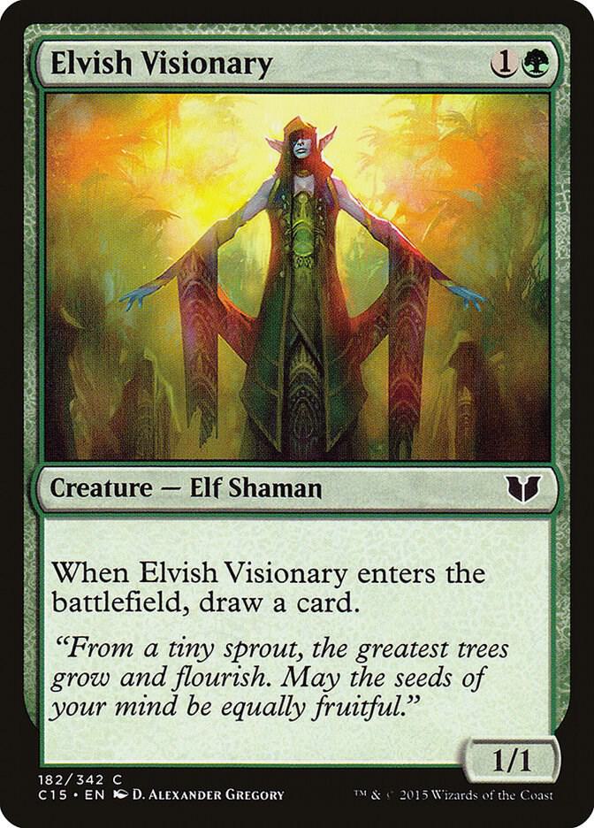 Elvish Visionary 182/342 (Commander 2015)  | Good Games Morley