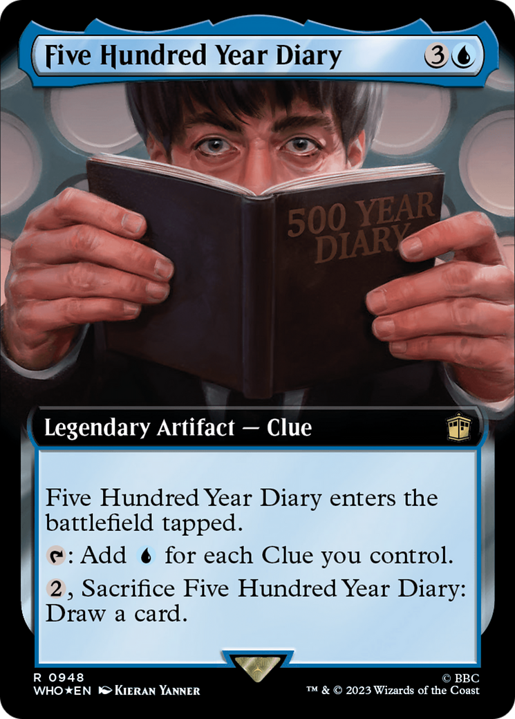Five Hundred Year Diary (Extended Art) (Surge Foil) [Doctor Who] | Good Games Morley