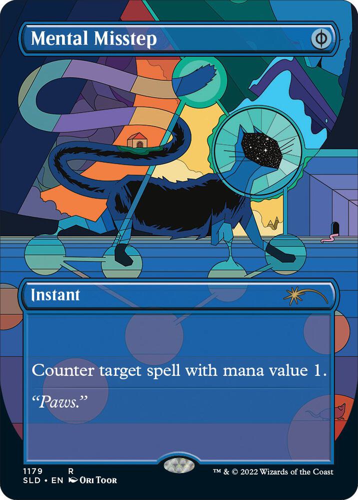 Mental Misstep 1179 (Secret Lair Drop Series)  - Borderless Foil | Good Games Morley