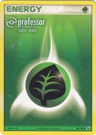 Grass Energy (104/109) (2004 2005) [Professor Program Promos] | Good Games Morley