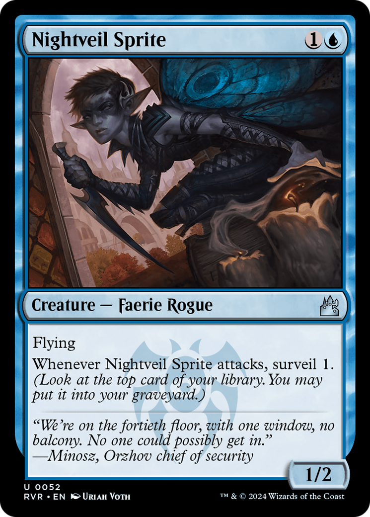 Nightveil Sprite [Ravnica Remastered] | Good Games Morley