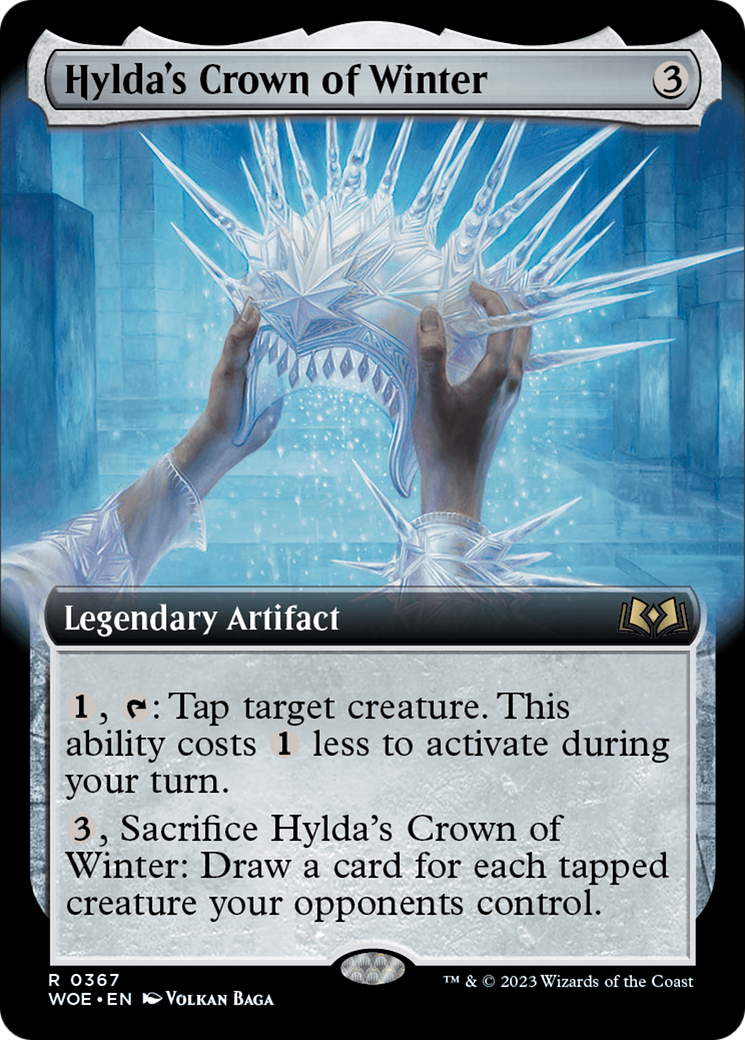 Hylda's Crown of Winter (Extended Art) [Wilds of Eldraine] | Good Games Morley